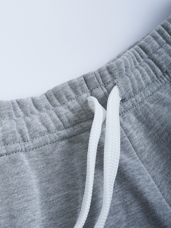 MANTO cotton shorts SOCIETY heather gray