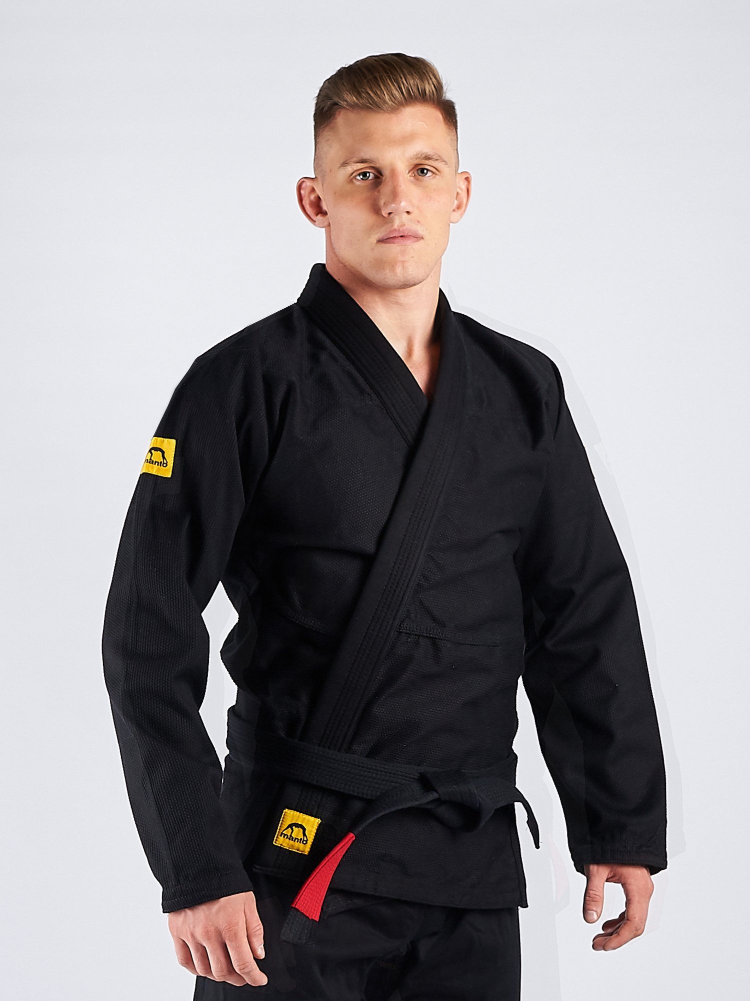 MANTO "BASE" BJJ GI black V2 + white belt BJJ GEAR \ BJJ GI / KIMONOS