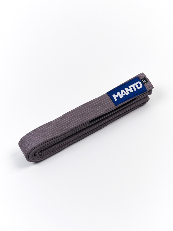MANTO belt BJJ JUNIOR grey BJJ GEAR \ BJJ BELTS Top Quality