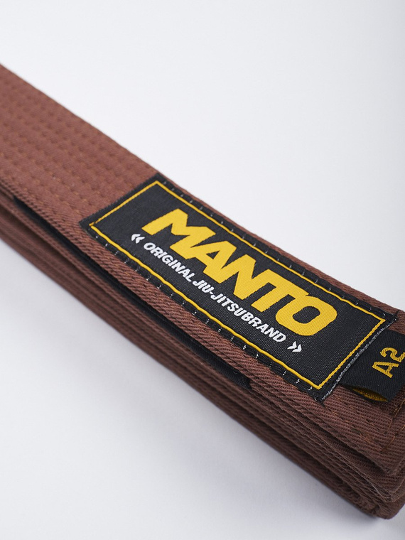 MANTO belt BJJ ORIGINAL brown