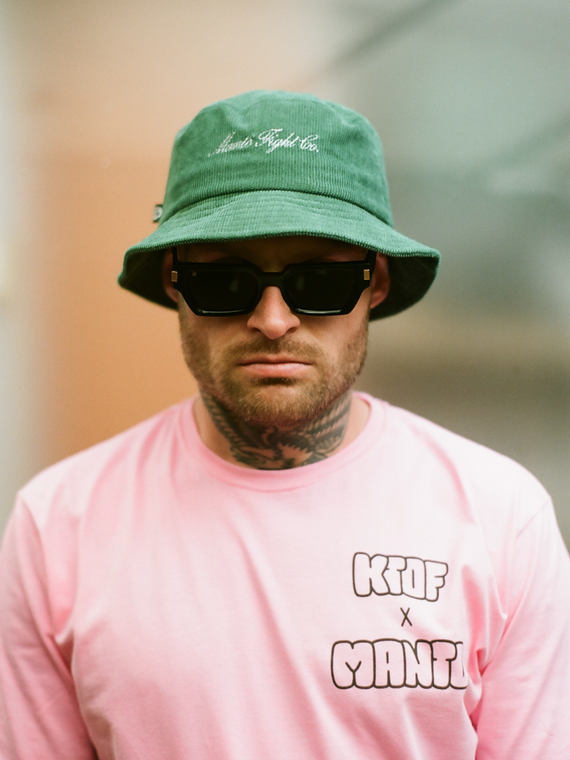 MANTO bucket hat ITALIC green