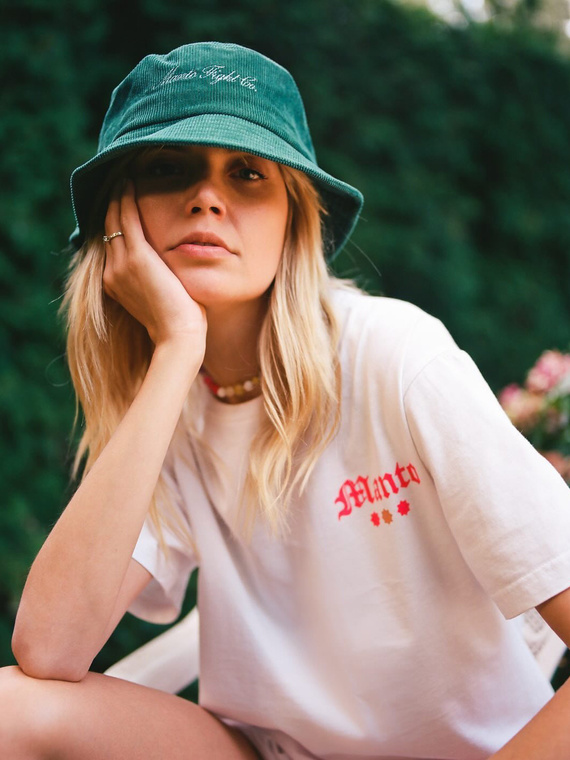 MANTO bucket hat ITALIC green