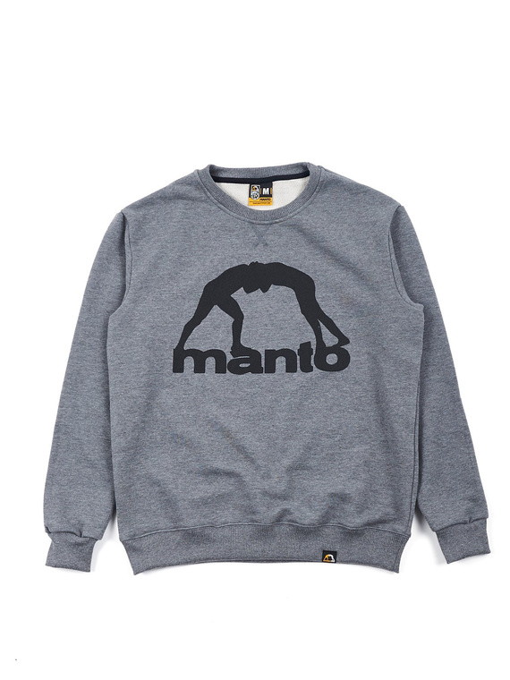 MANTO crewneck VIBE 21 melange black