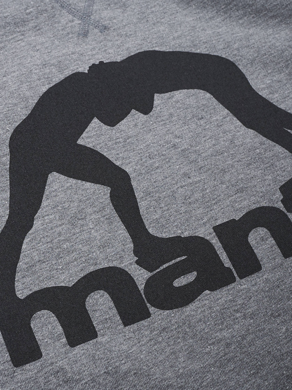 MANTO crewneck VIBE 21 melange black