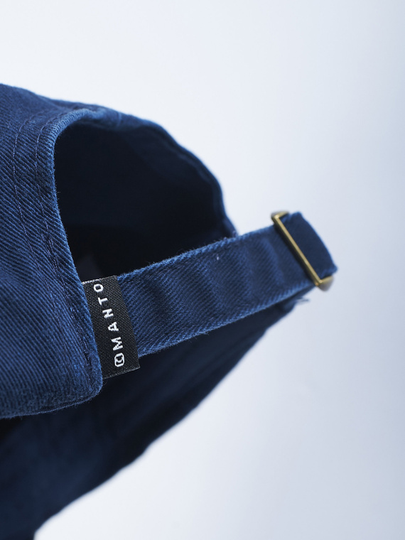 MANTO dad cap ITALIC navy blue