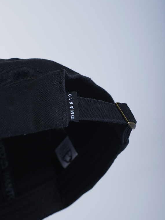 MANTO dad cap LABEL 23 black