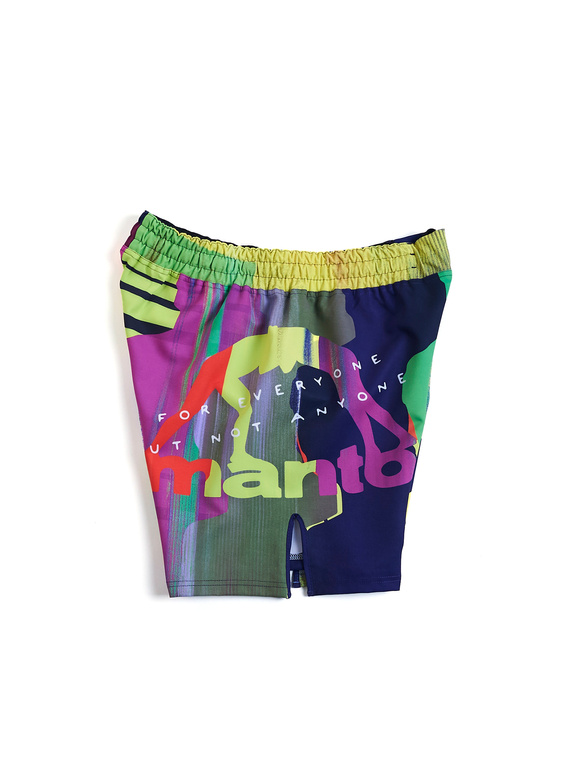 MANTO fight shorts NEON ABSTRACT