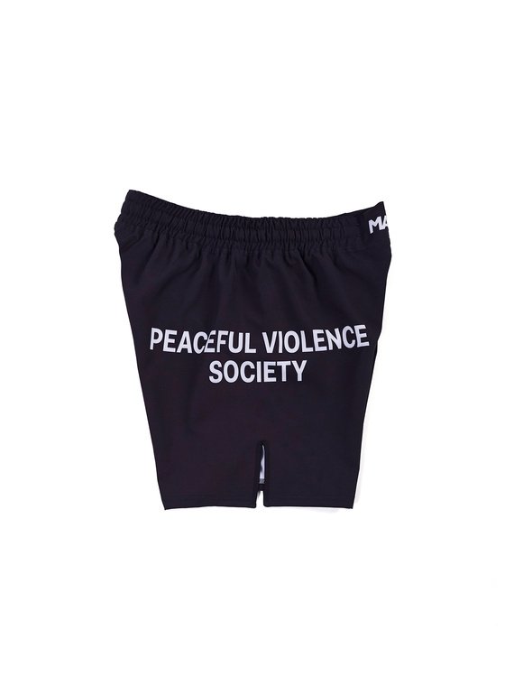 MANTO fight shorts SOCIETY black