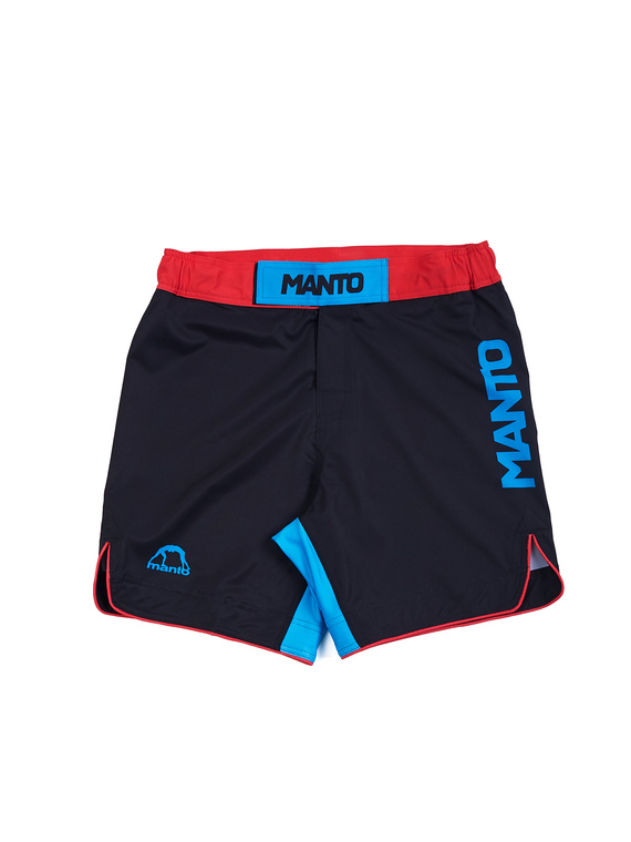 MANTO fight shorts STRIPE 2.0 black-red