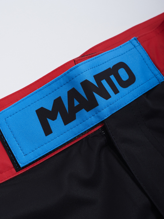 MANTO fight shorts STRIPE 2.0 black-red