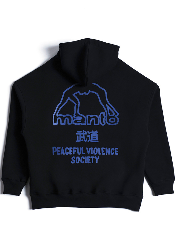 MANTO hoodie SOCIETY OVERSIZE black