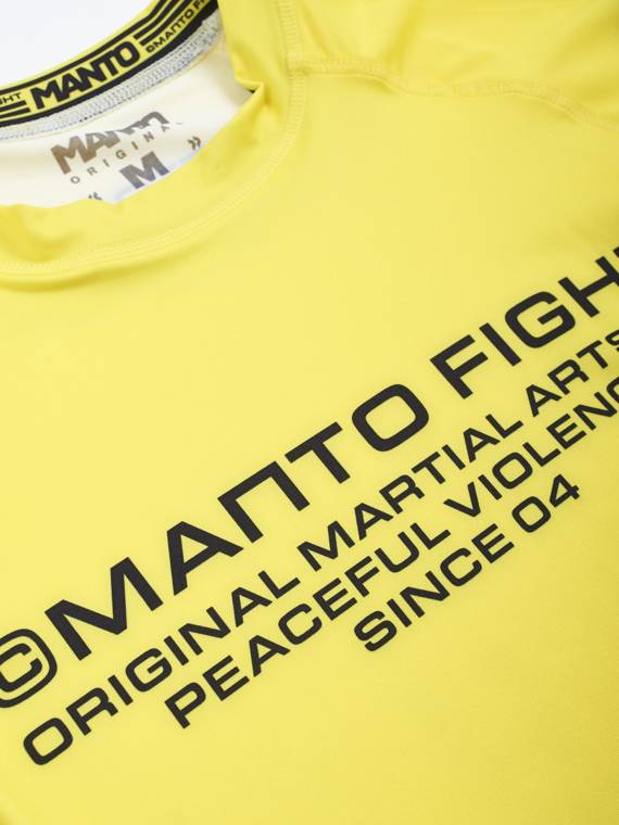 MANTO long sleeve rashguard FUTURE yellow