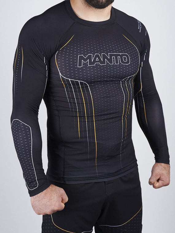 MANTO long sleeve rashguard ICON black CLOTHING \ RASHGUARDS Top