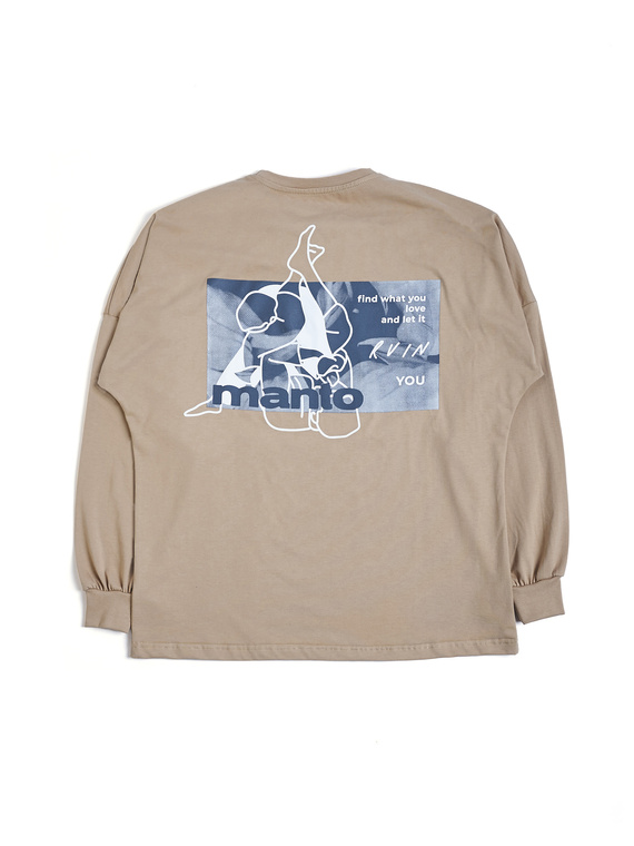 MANTO longsleeve RUIN beige