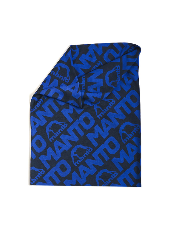 MANTO multiscarf PATTERN dark blue