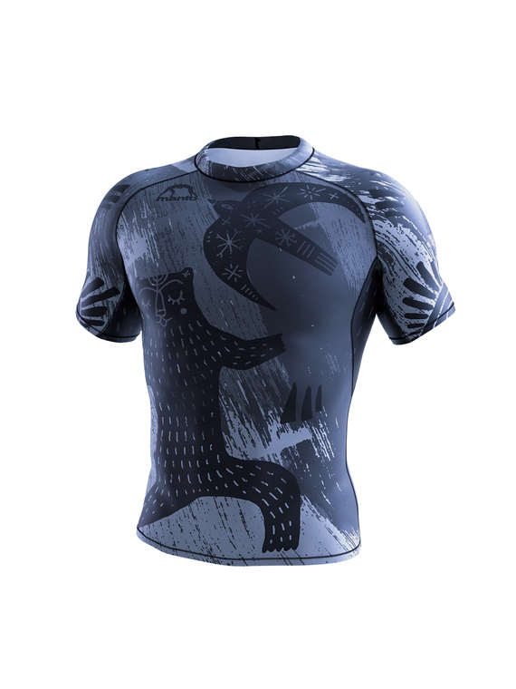 MANTO rashguard LIVINGS gray