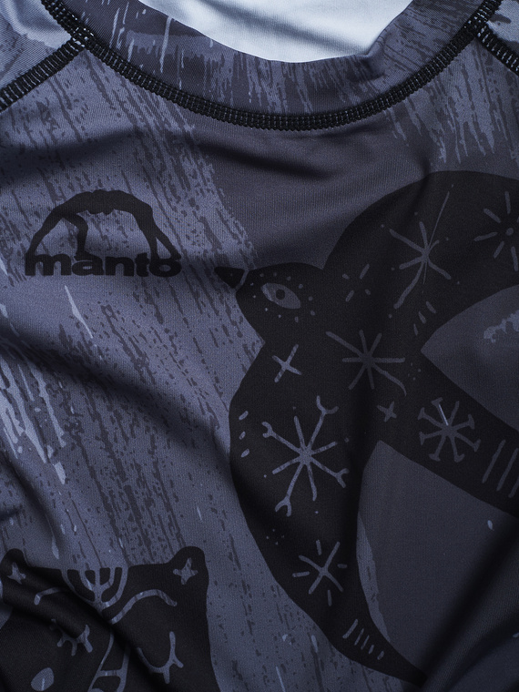 MANTO rashguard LIVINGS gray
