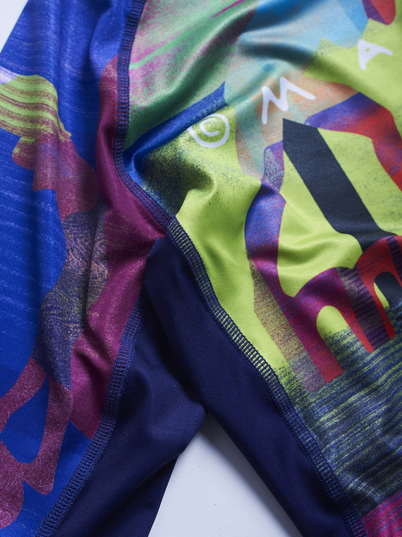 MANTO rashguard NEON ABSTRACT