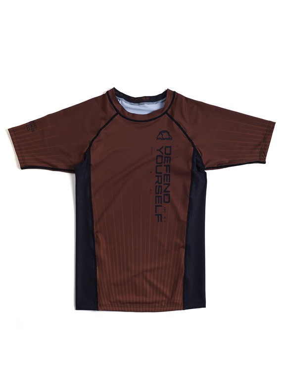 MANTO rashguard RANKED brown