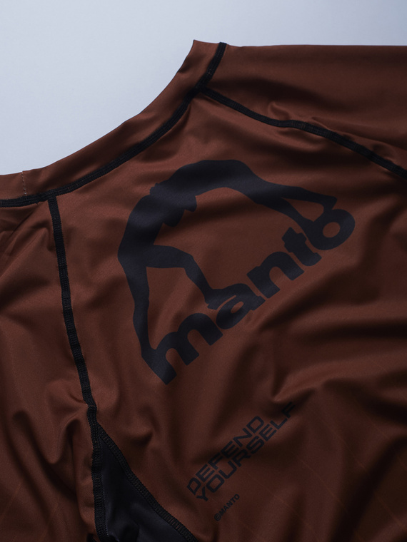 MANTO rashguard RANKED brown