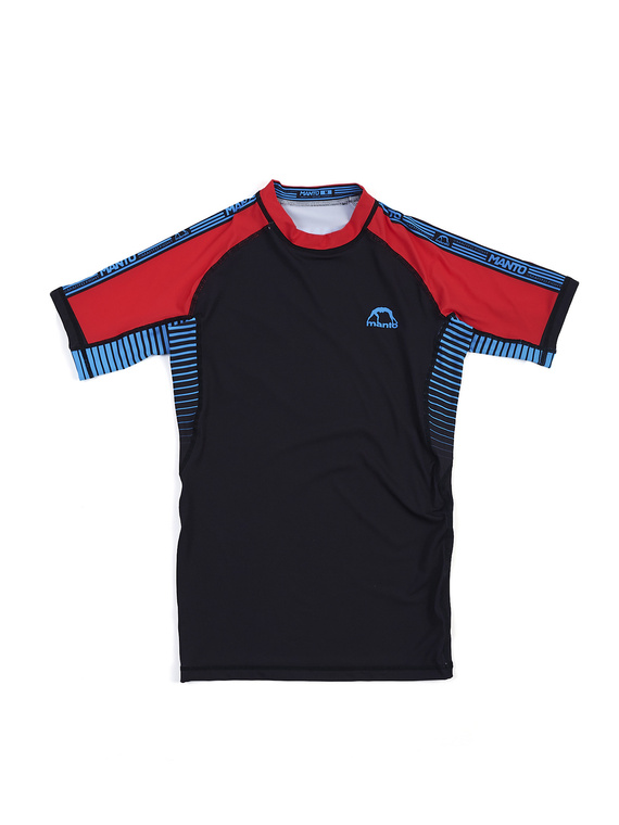 MANTO rashguard STRIPE 2.0 black/red