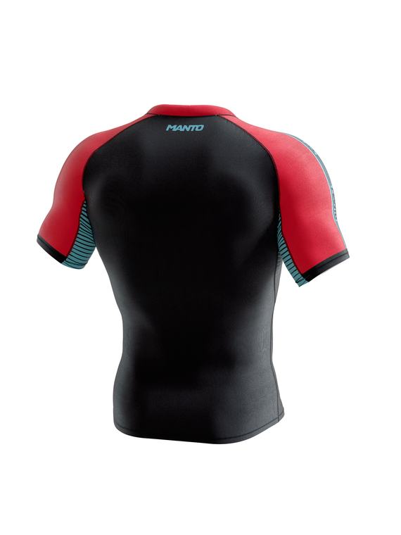 MANTO rashguard STRIPE 2.0 black/red