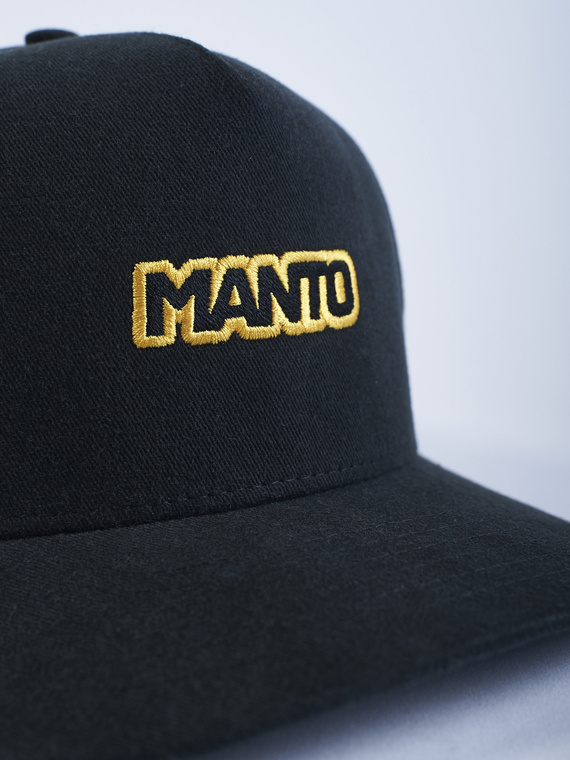 MANTO snapback cap BLOCK black