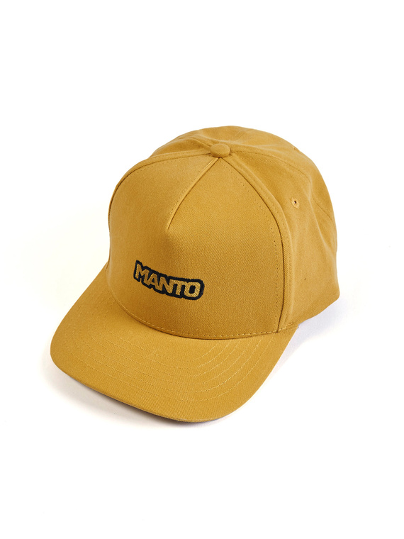 MANTO snapback cap BLOCK yellow