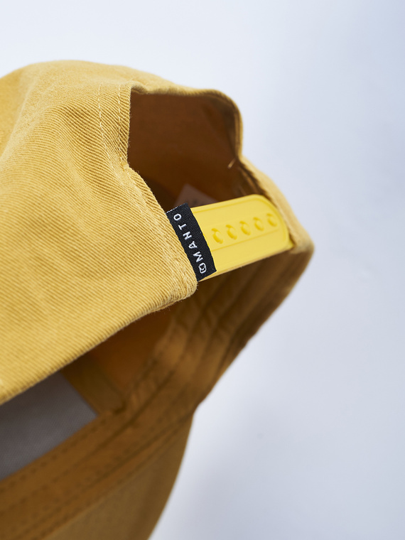 MANTO snapback cap BLOCK yellow