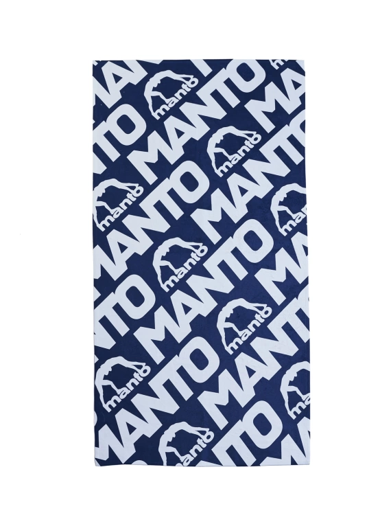 MANTO sports towel PATTERN navy blue