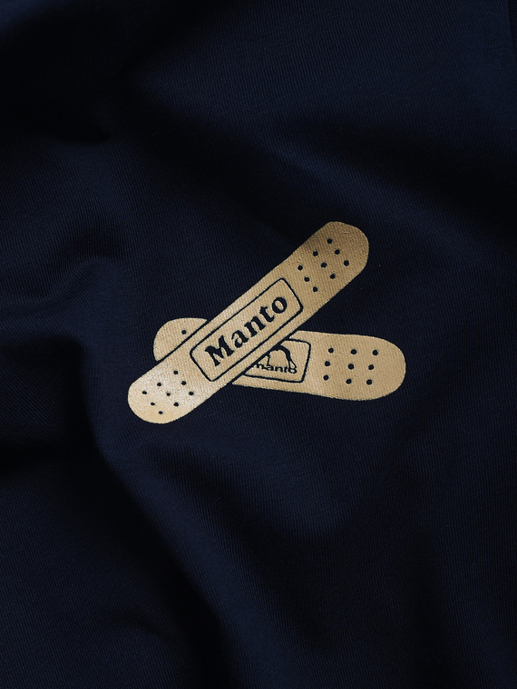 MANTO t-shirt  BANDAID black