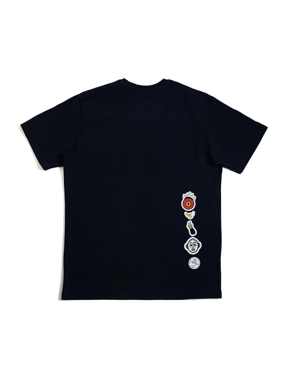 MANTO t-shirt  CARIBLANCO black