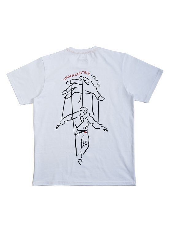 MANTO t-shirt CONTROL white