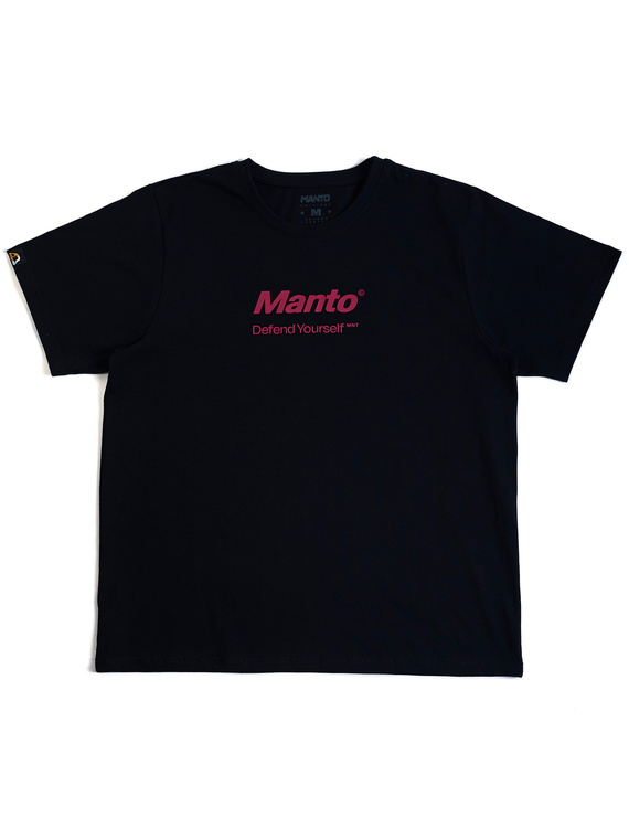 MANTO t-shirt DEFEND 23  OVERSIZE black