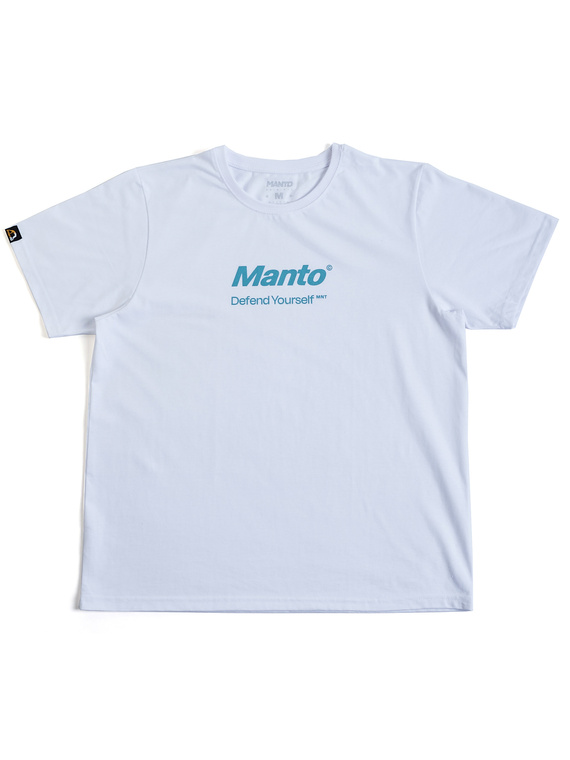 MANTO t-shirt DEFEND 23 OVERSIZE white
