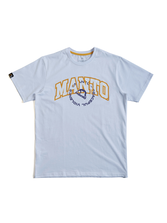 MANTO t-shirt ECHO white