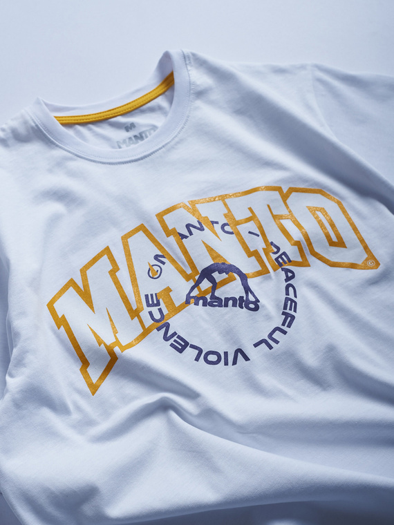 MANTO t-shirt ECHO white