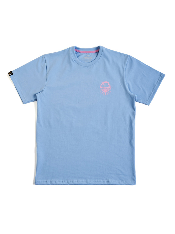 MANTO t-shirt ELBOW azure