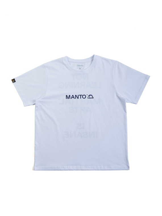 MANTO t-shirt INSANE  OVERSIZE white