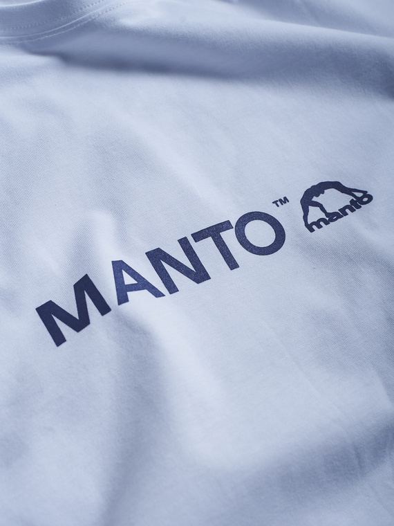 MANTO t-shirt INSANE  OVERSIZE white