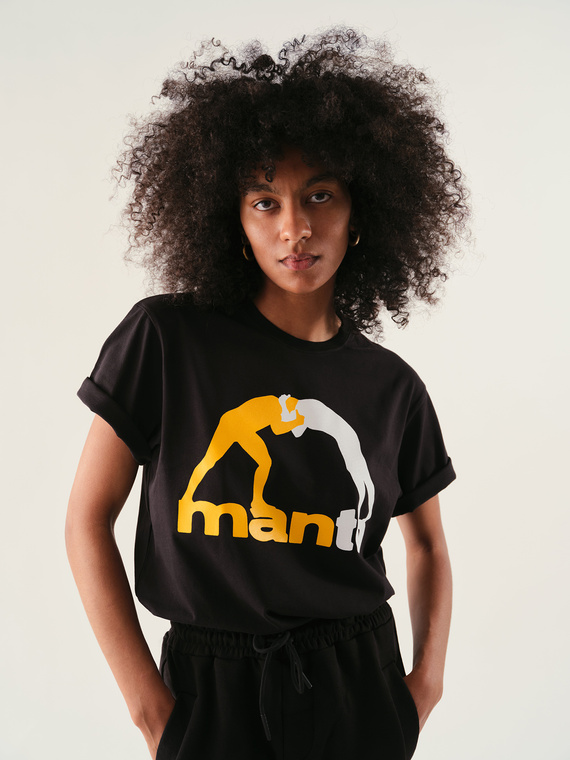 MANTO t-shirt LOGO black