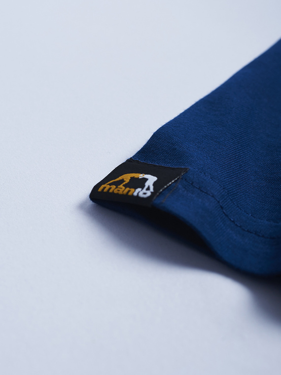 MANTO t-shirt LOGO navy blue