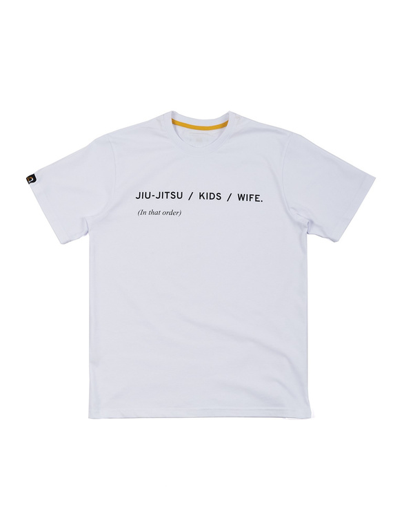 MANTO t-shirt PRIORITIES white