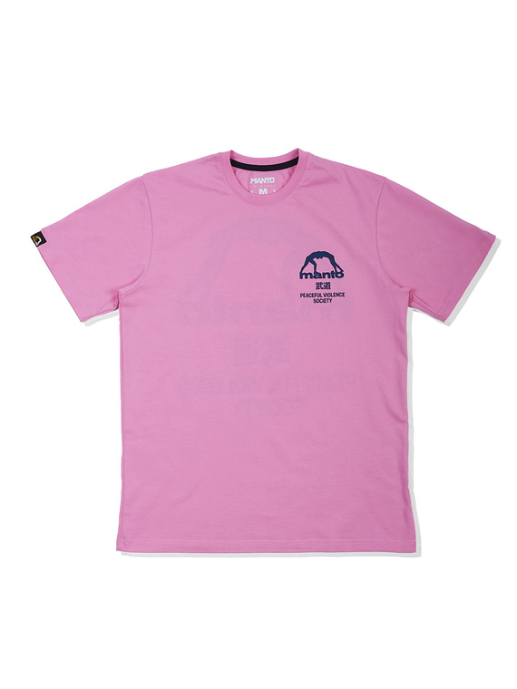 MANTO t-shirt SOCIETY pink