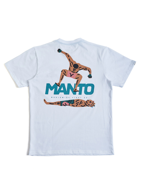 MANTO t-shirt  STOMP white