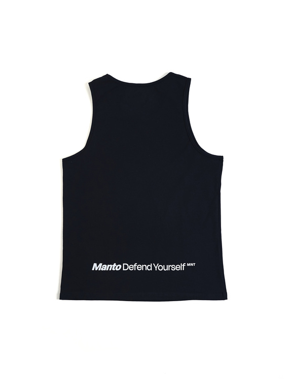 MANTO tank top DEFEND 23 black