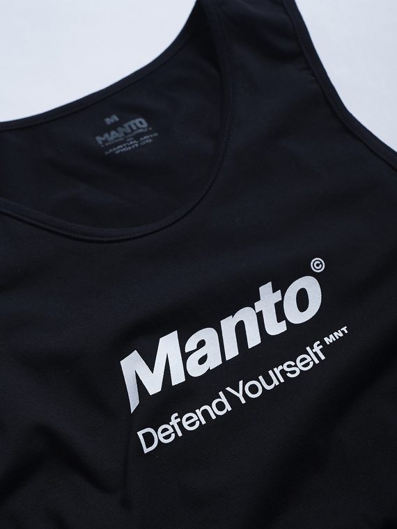 MANTO tank top DEFEND 23 black