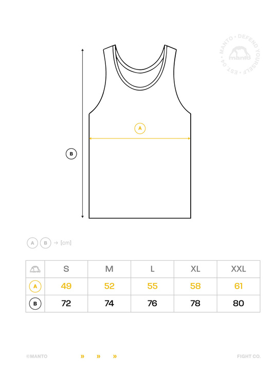 MANTO tank top DEFEND 23 black