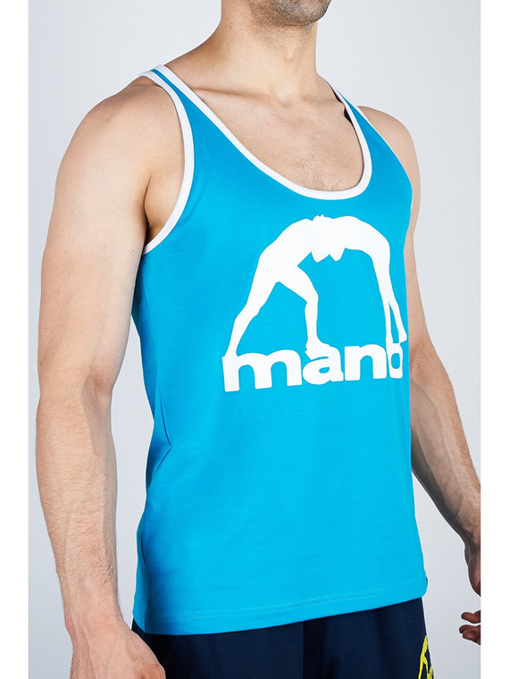 MANTO tank top VIBE baby blue CLOTHING \ TANK TOPS Top Quality