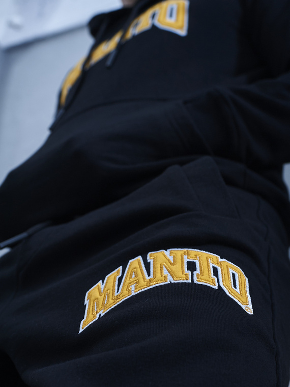 MANTO tracksuit VARSITY black